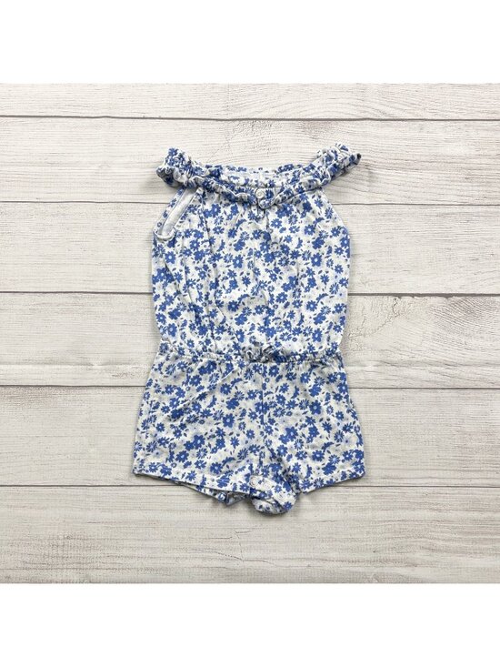 The Children's Place Other - Children's Place Blue Floral Sleeveless Romper Girls 2T